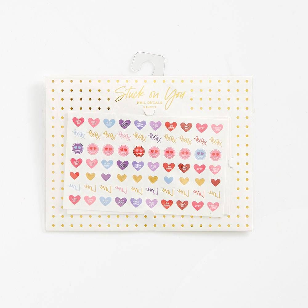 Love & Hearts Nail Stickers