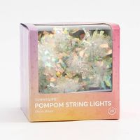 Iridescent Pom Pom String Lights