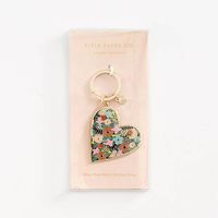 Floral Heart Keychain