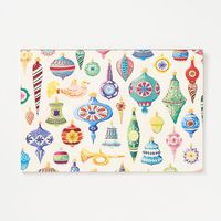 Colorful Ornament Paper Placemats