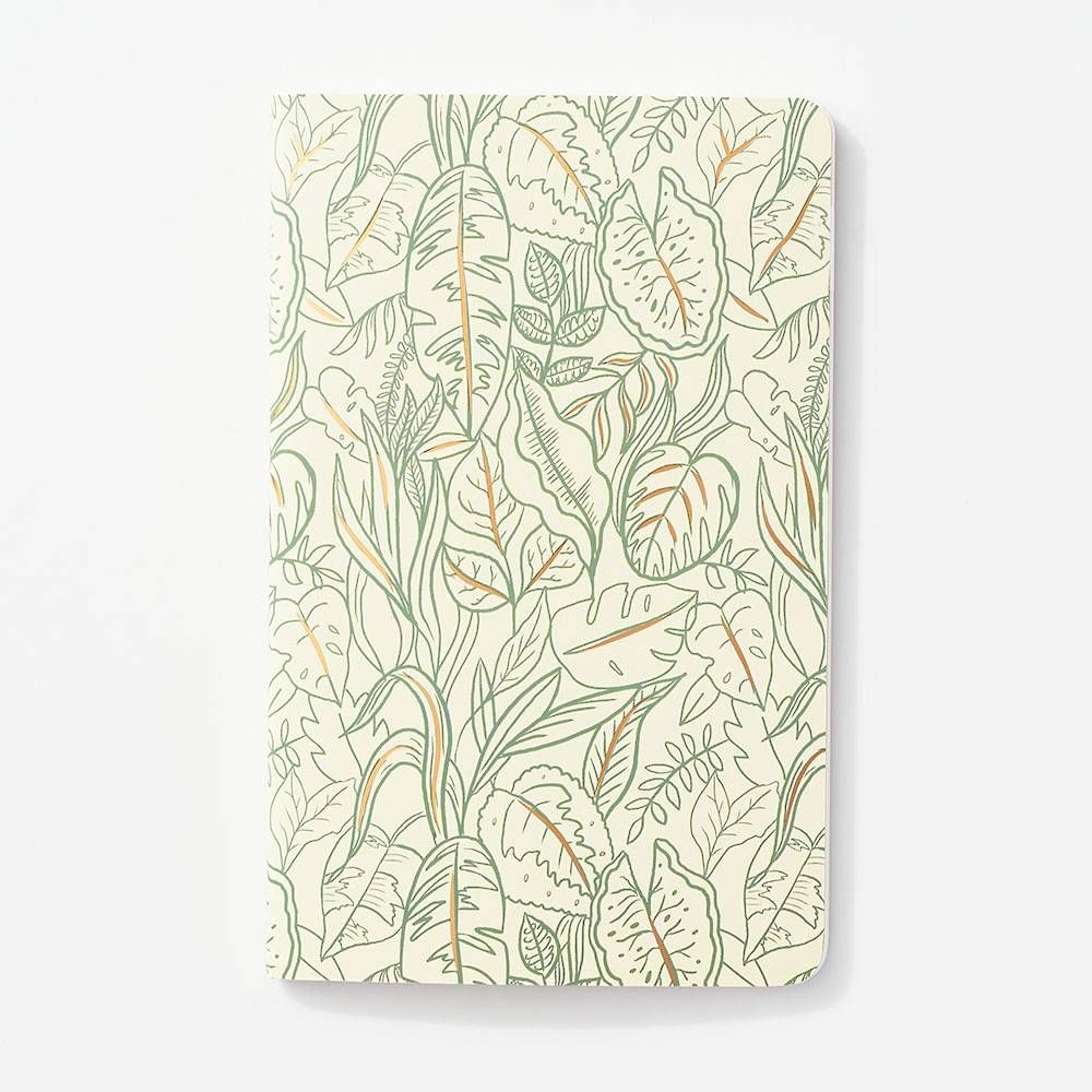 Gold Greenery Stonepaper Journal