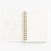 Small Almond Spiral Notebook