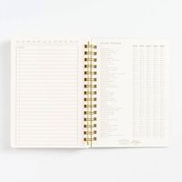 Small Almond Spiral Notebook