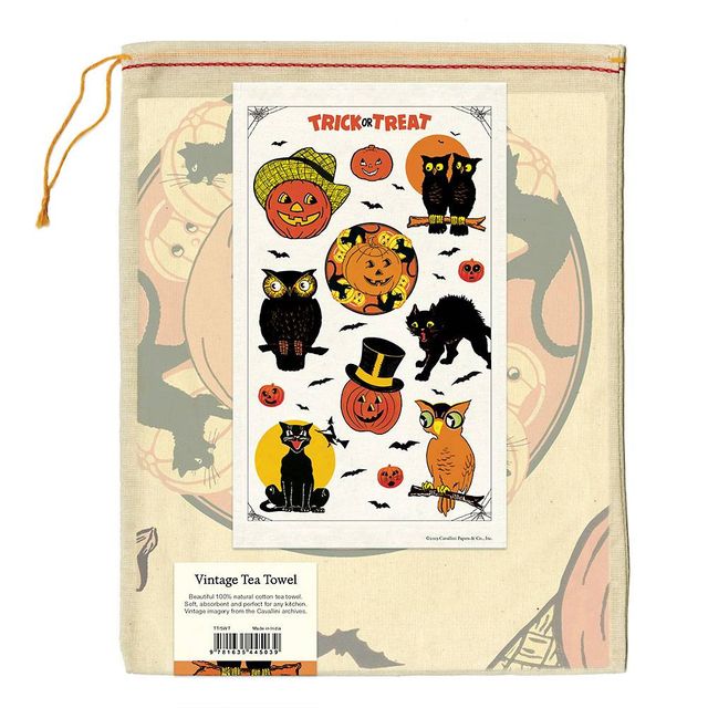 Vintage Halloween Kitchen Towels Williams Sonoma 