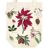 Christmas Botanical Tote Bag