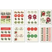 Botanical Christmas Stickers