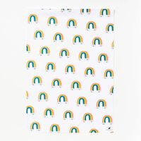 Happy Rainbows Flat Wrap