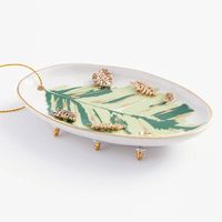 Leaf Earring Trinket Dish