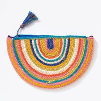 Rainbow Half Moon Bag