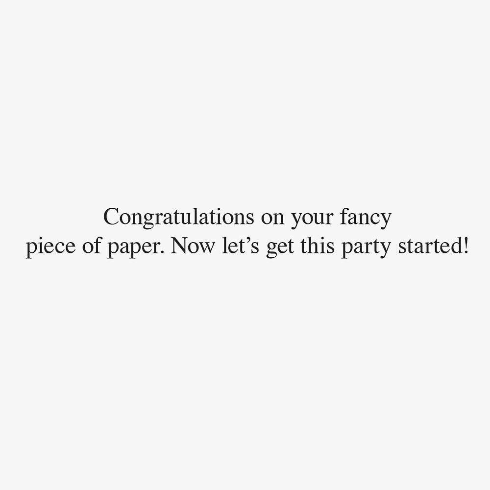 Definition Graduation Card
