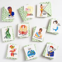 Bad Girls Throughout History Note Card Set