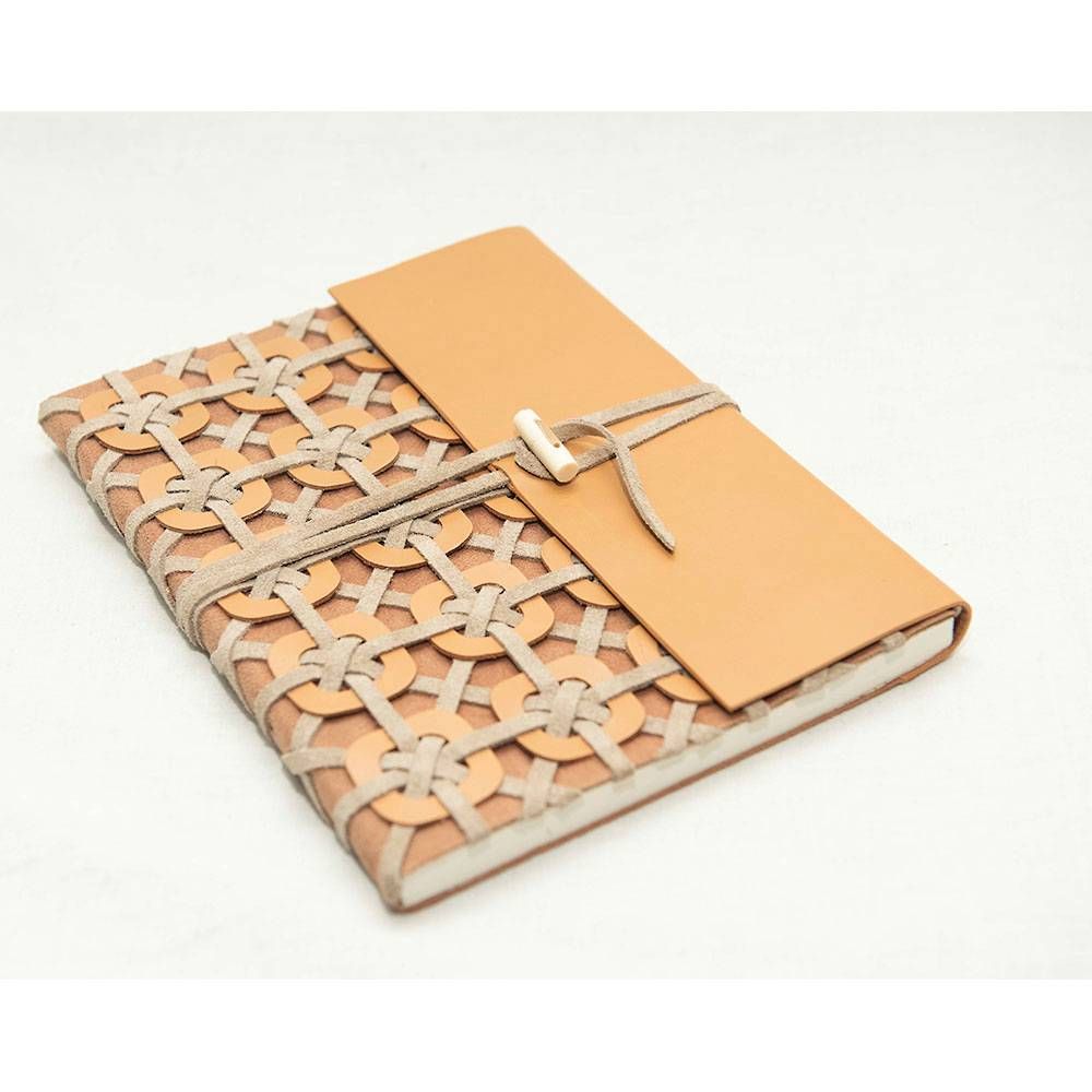 Woven Suede Journal