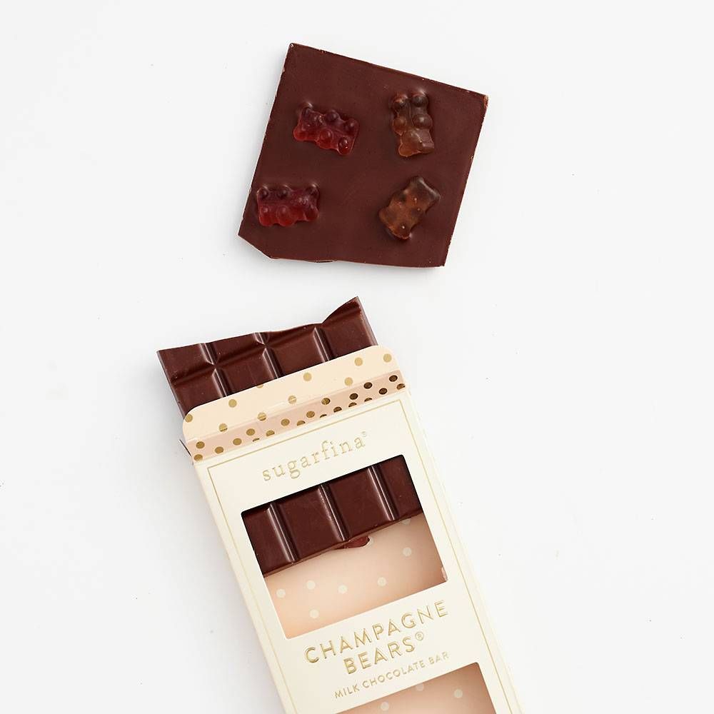 Champagne Bears Milk Chocolate Bar