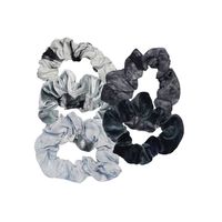 Slate Tie-Dye Scrunchies