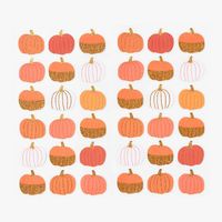 Pumpkin Glitter Stickers