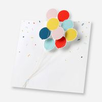 Balloon Popup Birthday Card