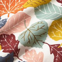 Fall Leaves Tea Towels