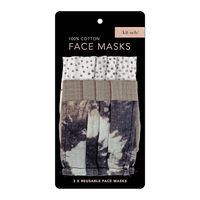 Kitsch Neutral Print Face Mask Set