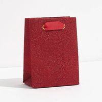 Red Glitter Gift Bags