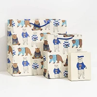 Hanukkah Bears In Sweaters Gift Bags