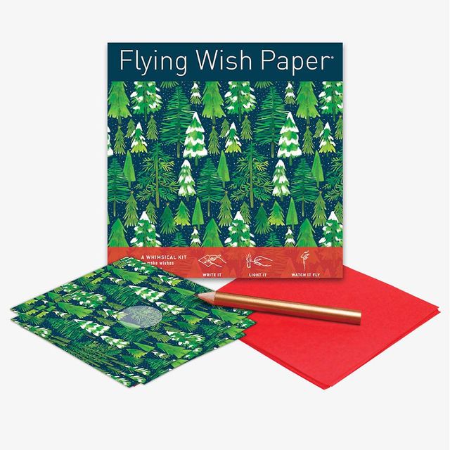Holly Print Flying Wish Paper | Paper Source