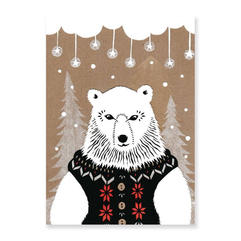 Animals In Sweaters Holiday Card Set