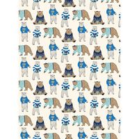 Hanukkah Bears In Sweaters Wrapping Paper