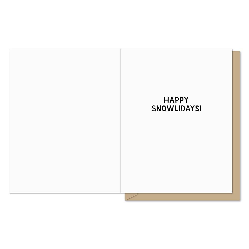 Snowlidays Snowman Holiday Card