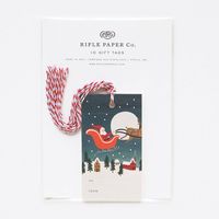 Santa Sleigh Hang Tags