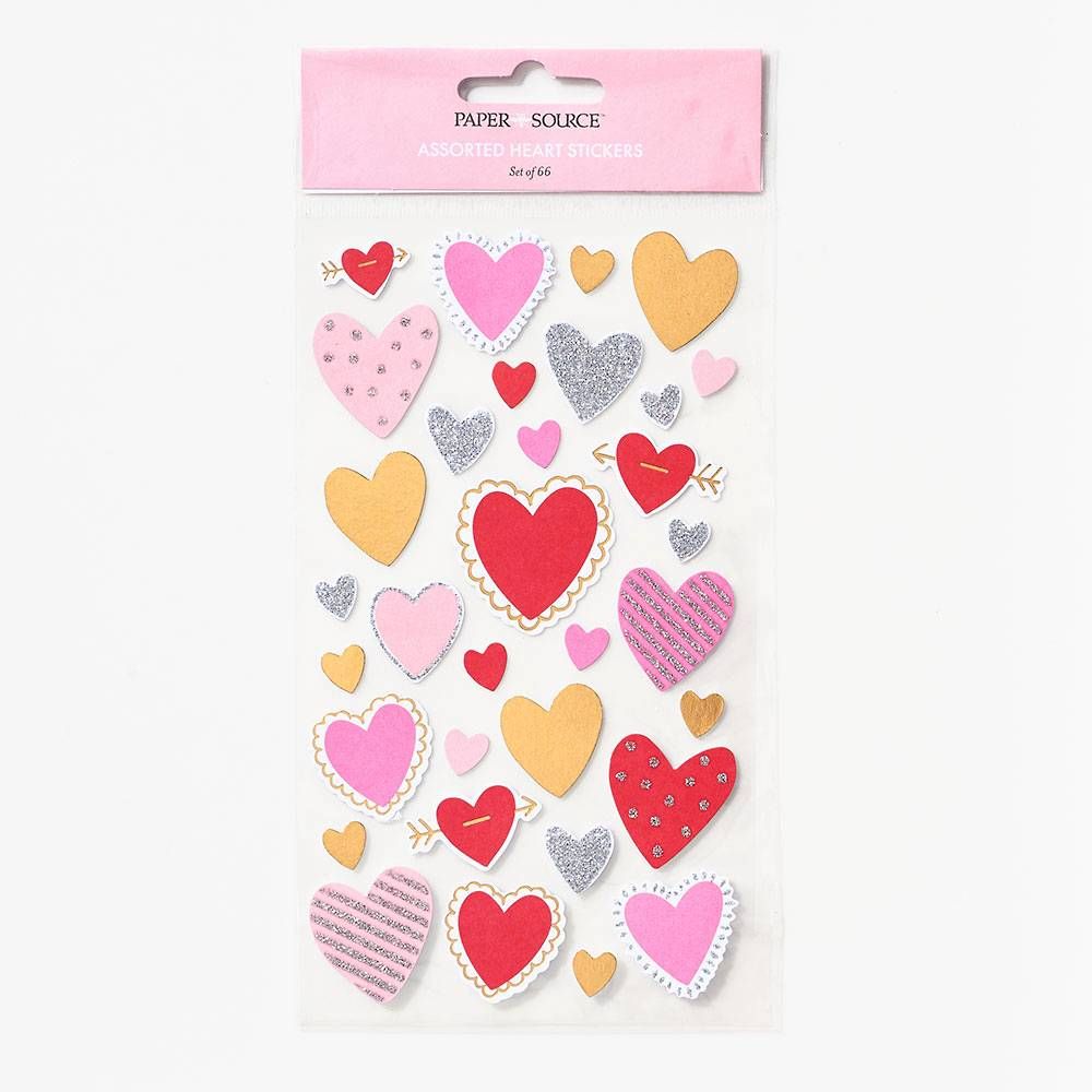 Assorted Heart Stickers