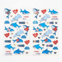 Shark Valentine Stickers