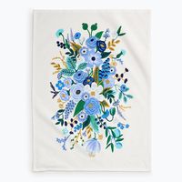 Blue Floral Tea Towel