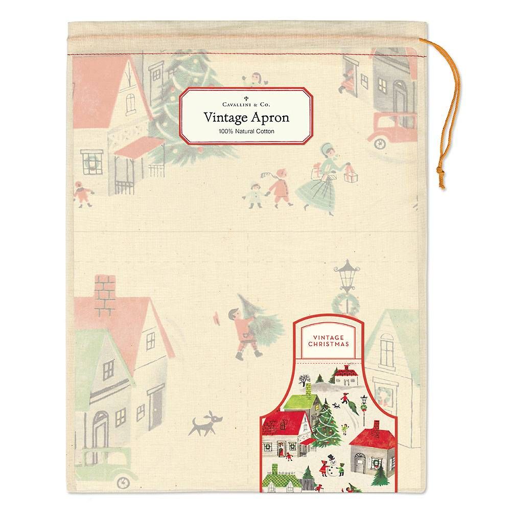 Christmas Village Apron