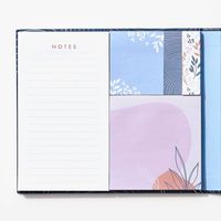 Navy Foil Sticky Note Organizer