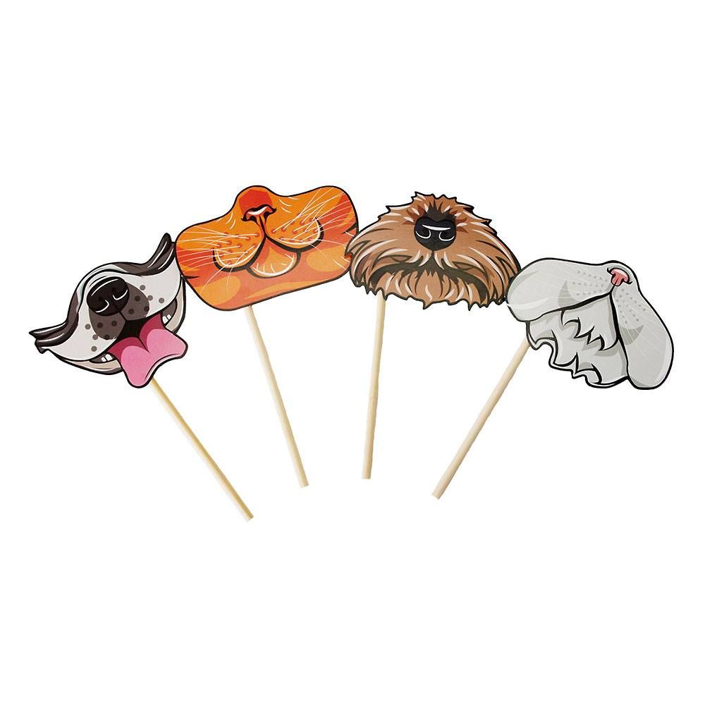 Funny Face Pet Mask Valentine Card Set
