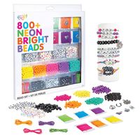 Large Neon Alphabet Bead Kit