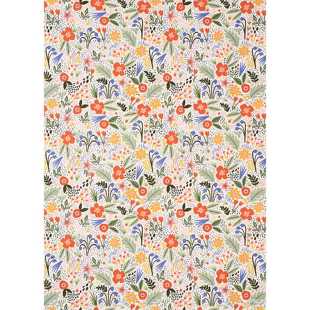 Fiesta Floral Flat Wrap