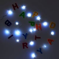 Felt Birthday String Lights