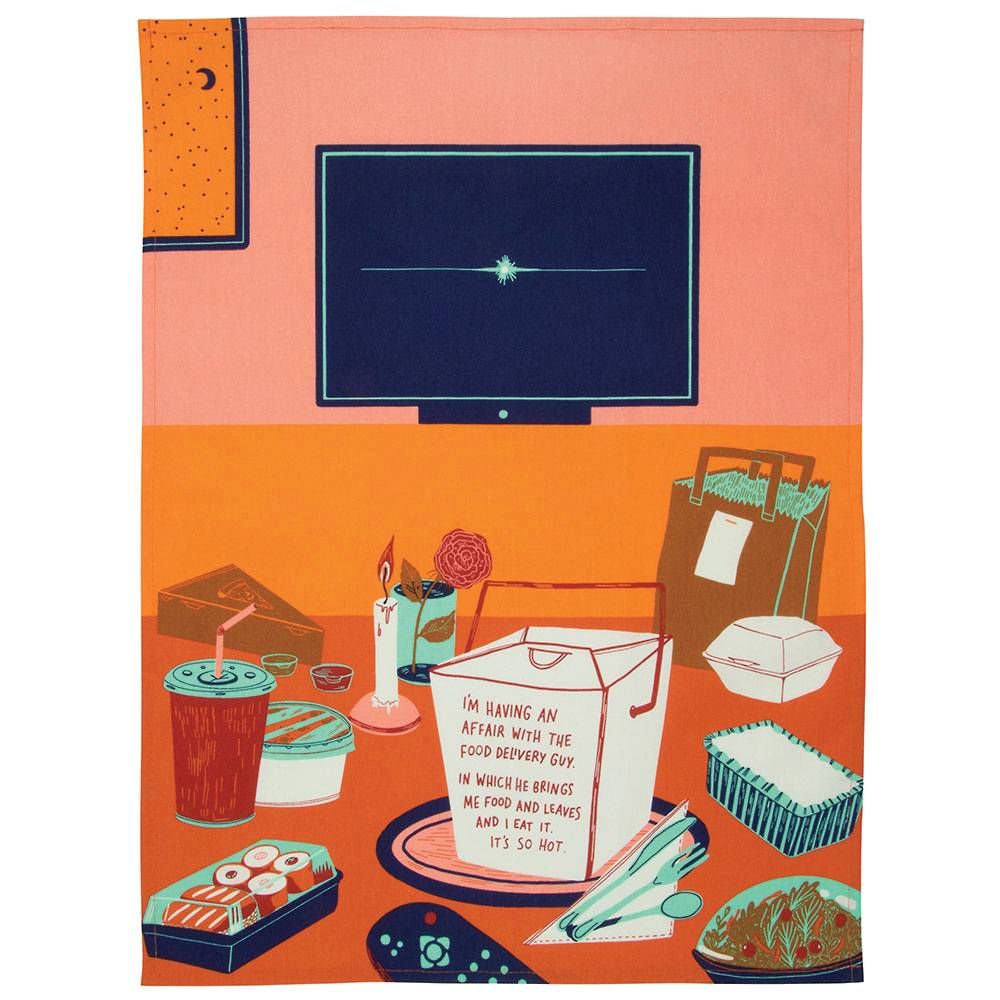 Food Delivery Tea Towel