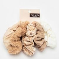 Textured Scrunchie Set