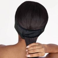 Black Satin Spa Headband