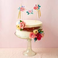 Garden Party Cake Topper