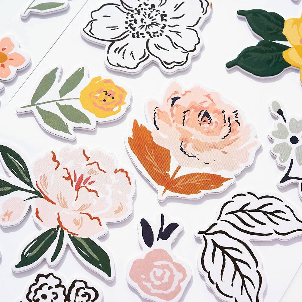 Thickers Bouquet Flower Stickers