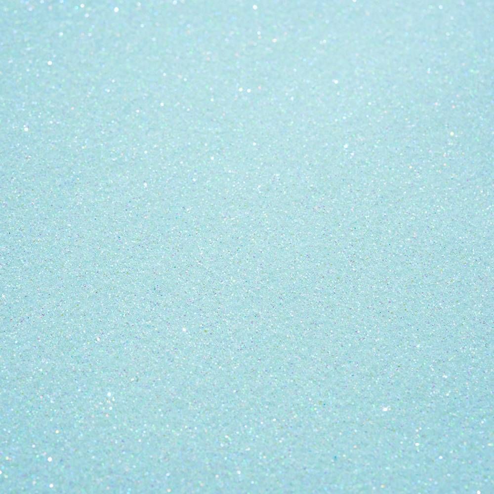 Iridescent Light Blue Glitter Wrapping Paper