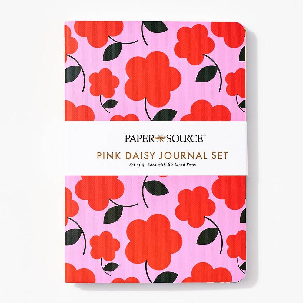 Pink Daisy Journal Set