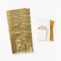 Gold Vines Cellophane Bags