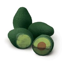 Avocado Erasers