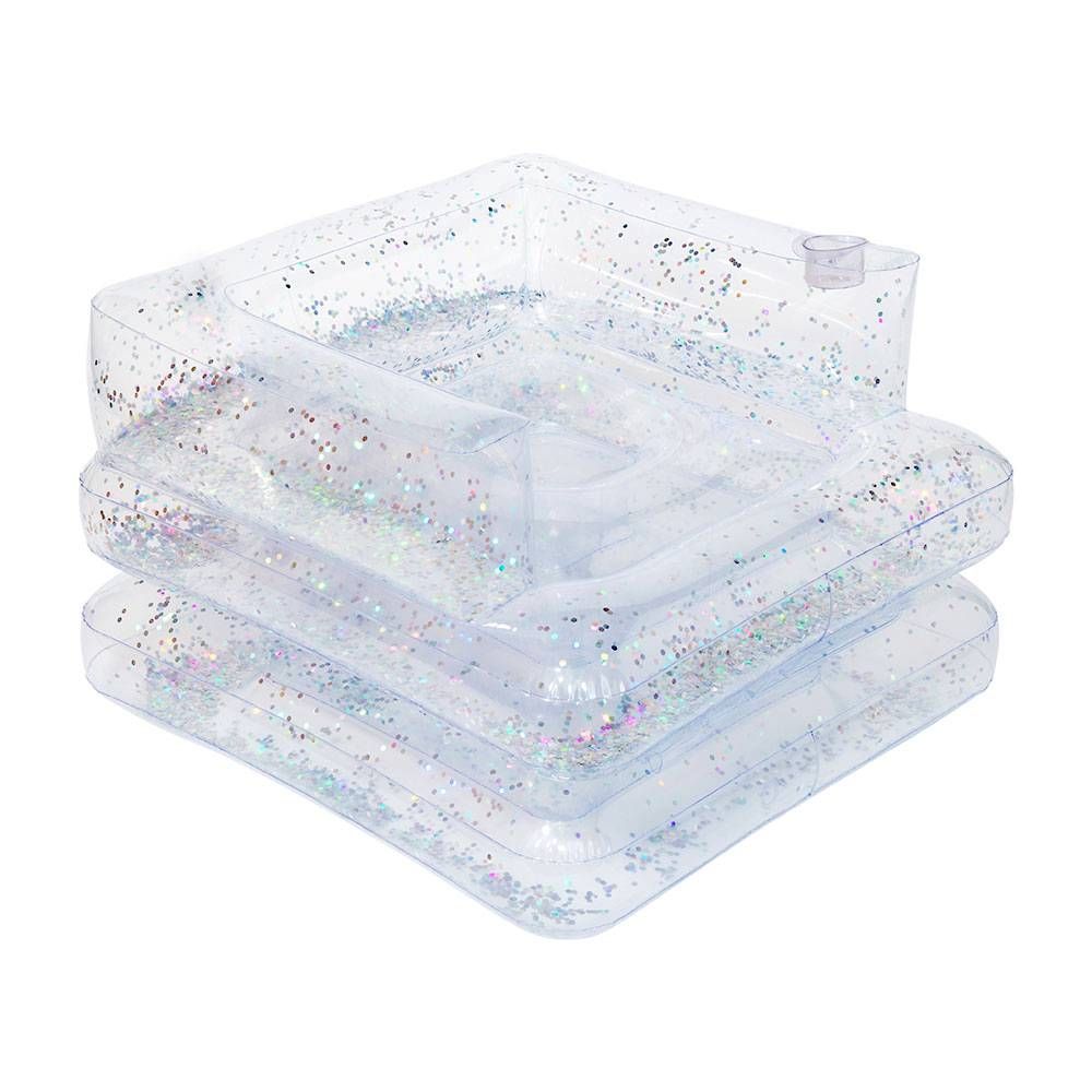 Holographic Glitter Inflatable Pool Chair