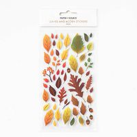 Autumnal Leaves & Acorn Stickers