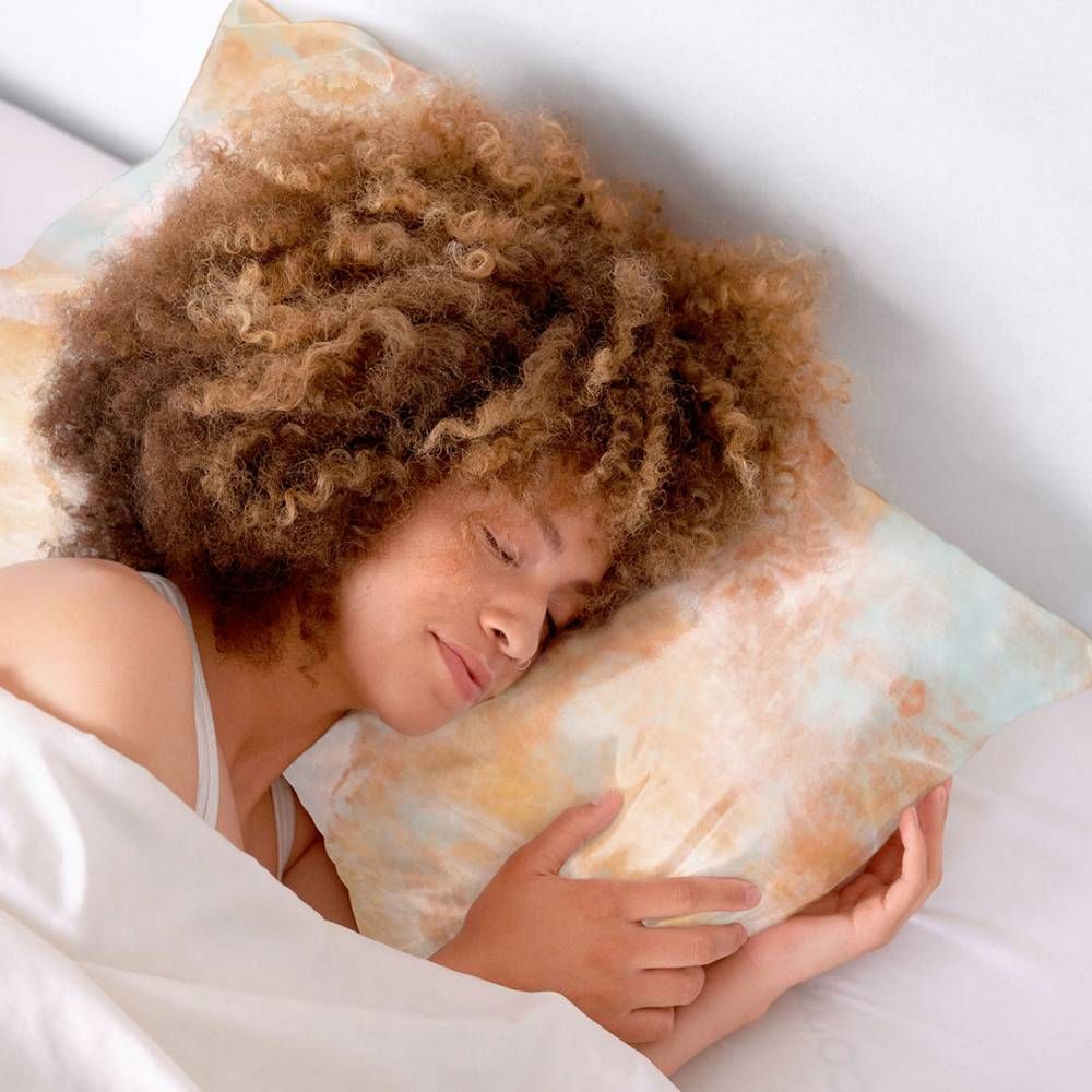 Sunset Tie Dye Satin Pillowcase